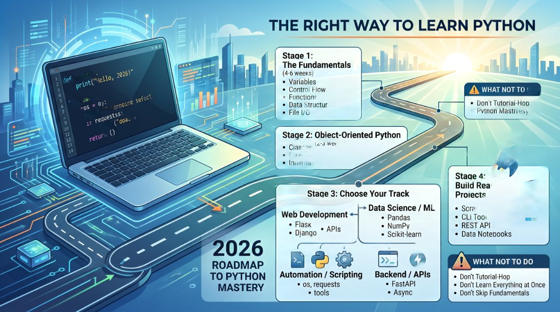 How to Learn Python in 2026 (The Right Way)