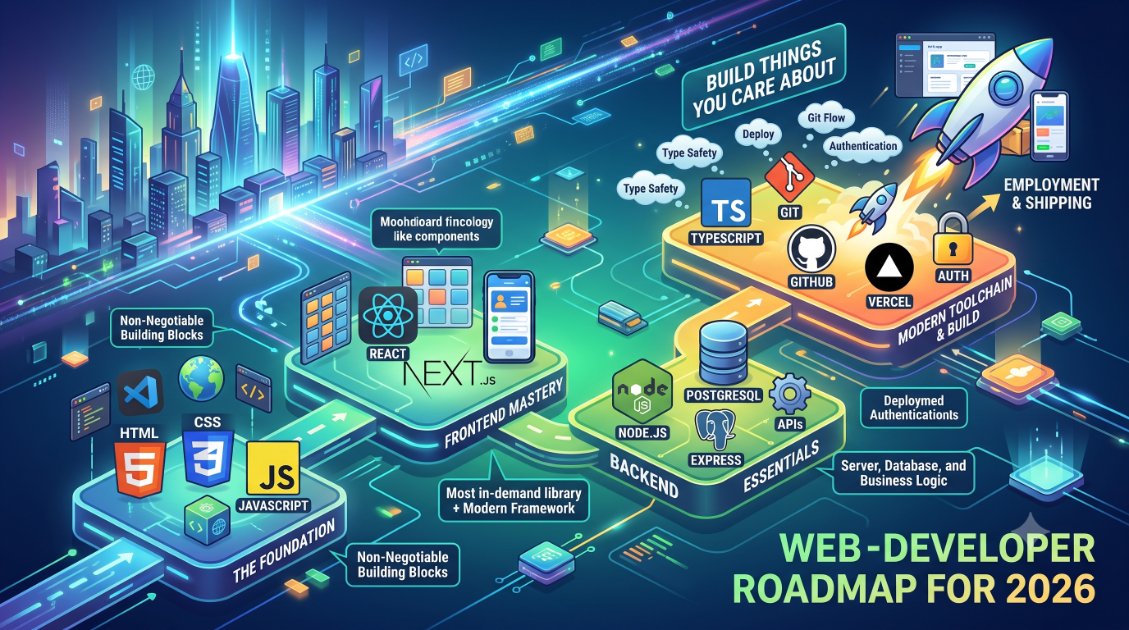 The Web Developer Roadmap for 2026